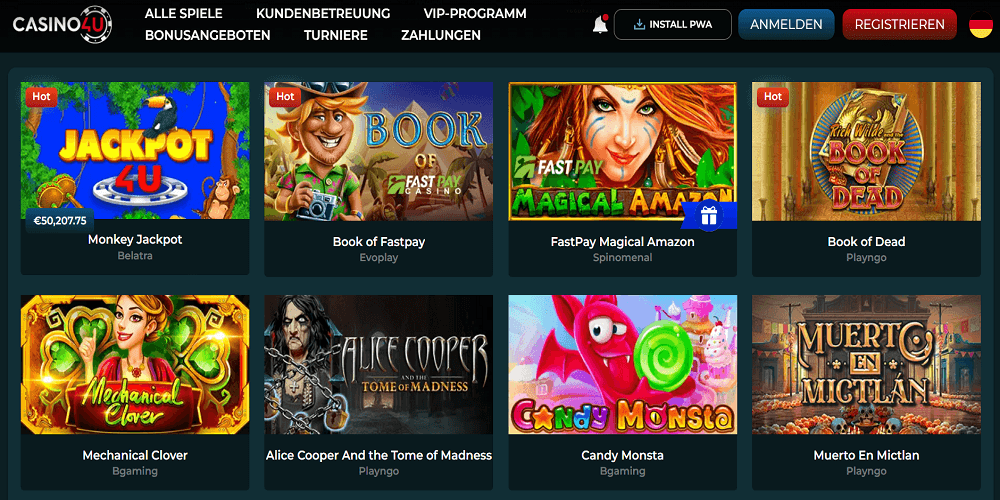 Casino4u Online Casino